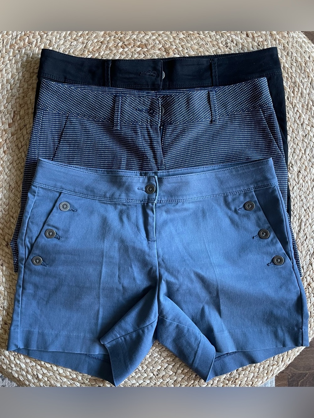 3-Piece Bundle: Women's Size 10 Tailored Shorts - The Limited & Isaac Mizrahi